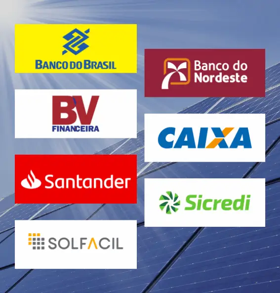 JR Energy Solar - Parceiros de Financiamento